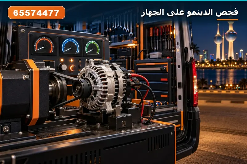 فحص الدينمو على الجهاز