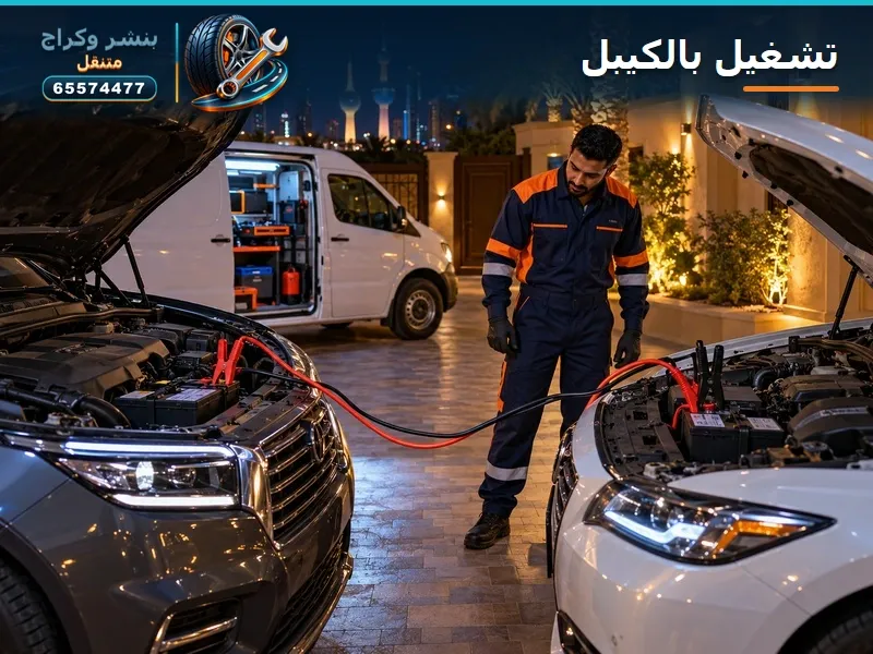 تشغيل السيارة بالكيبل — تيماء
