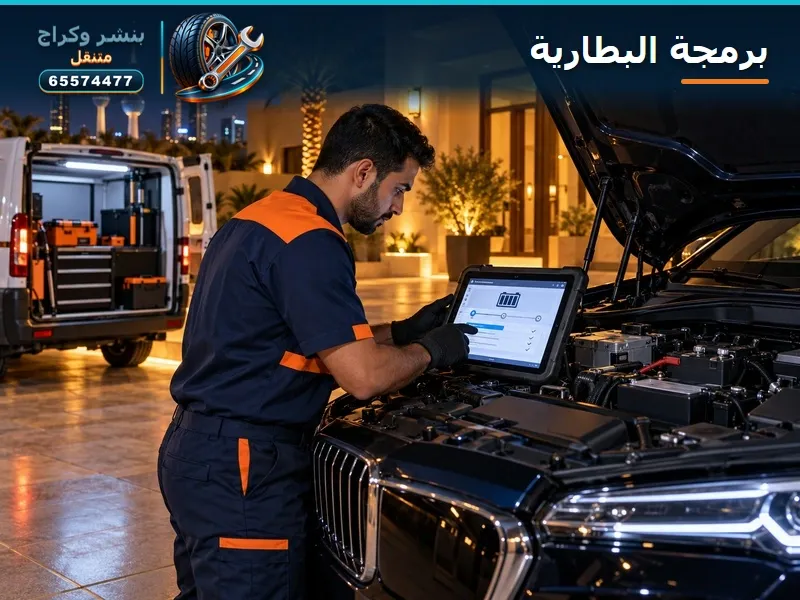 برمجة البطارية بعد التركيب — الرقة