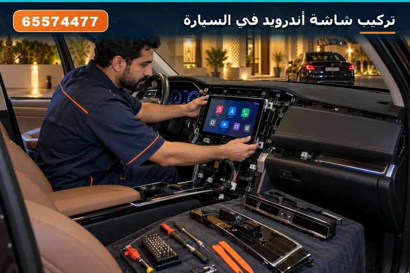 تركيب شاشة أندرويد وكاربلي في السيارة الكويت 65574477