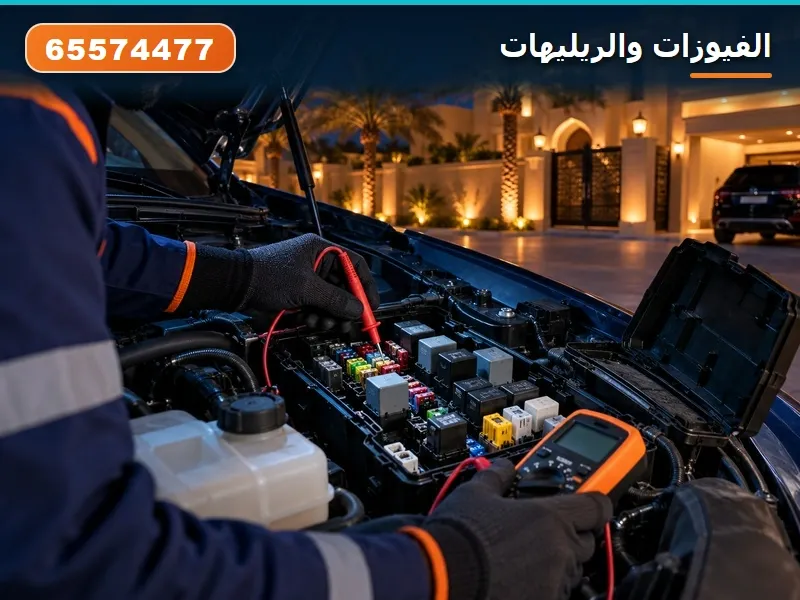 ورشة وكراج كهرباء سيارات متنقل