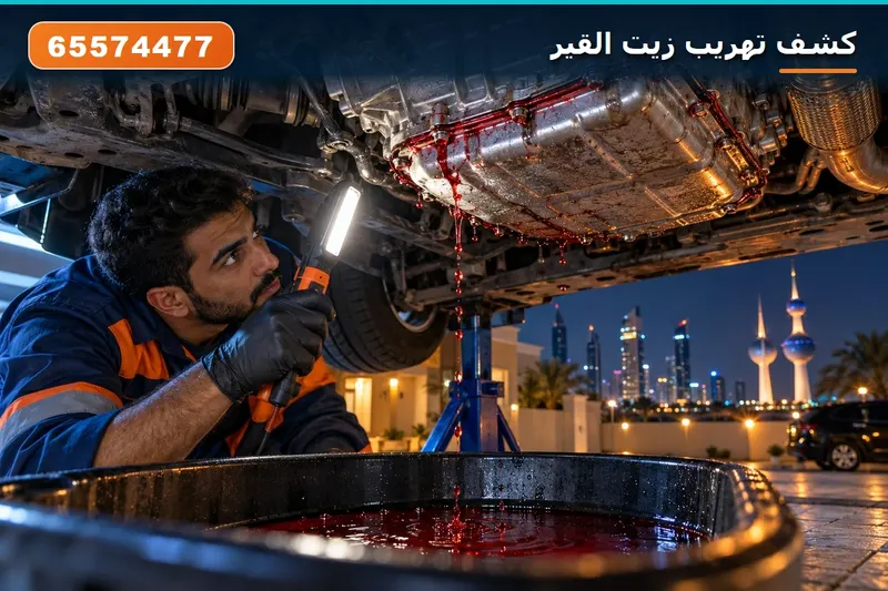 كشف وتصليح تهريب زيت القير