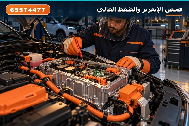 فحص الإنفرتر والضغط العالي