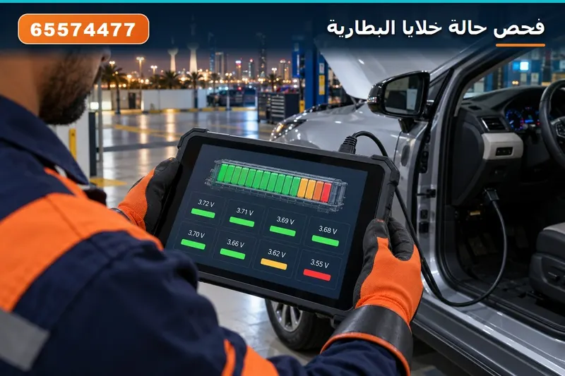 فحص حالة الخلايا بالكمبيوتر