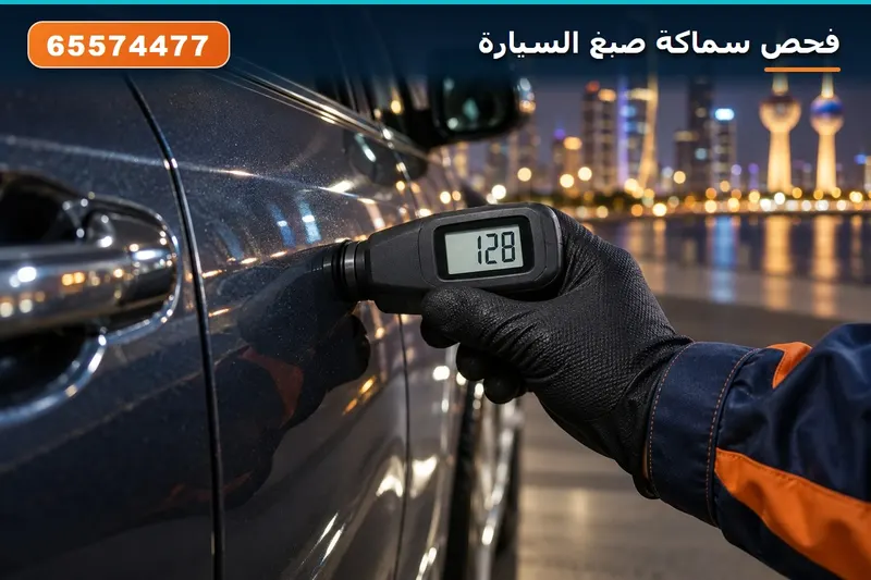 فحص سماكة الصبغ