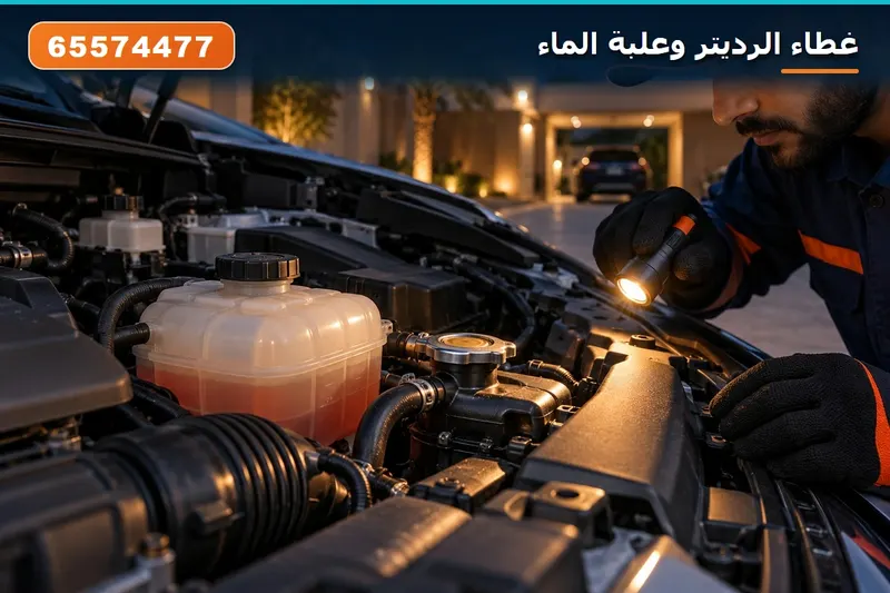 غطاء الرديتر وعلبة الماء