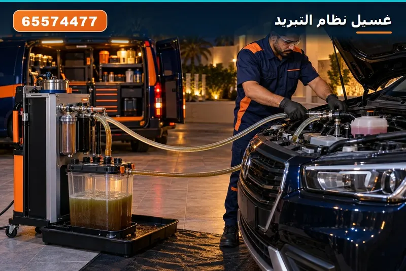 غسيل نظام التبريد