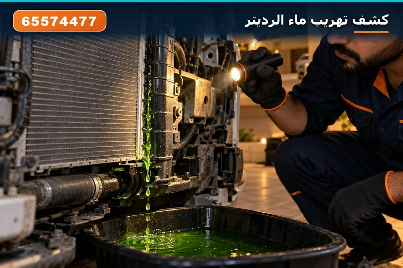 كشف تهريب ماء الرديتر