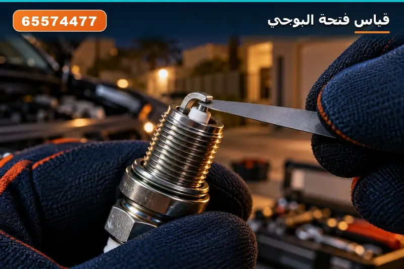 قياس فتحة البوجي