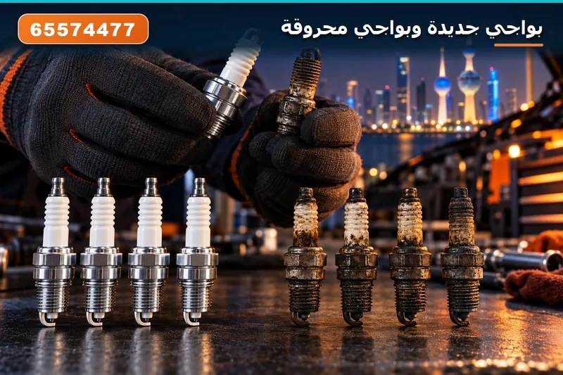بواجي جديدة وبواجي محروقة