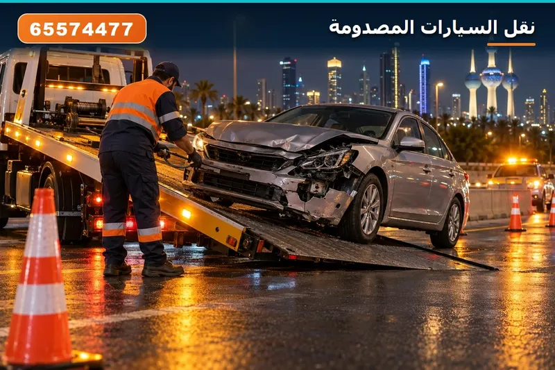 نقل السيارات المصدومة