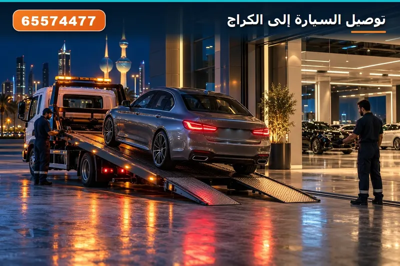 نقل السيارات للكراج والوكالة