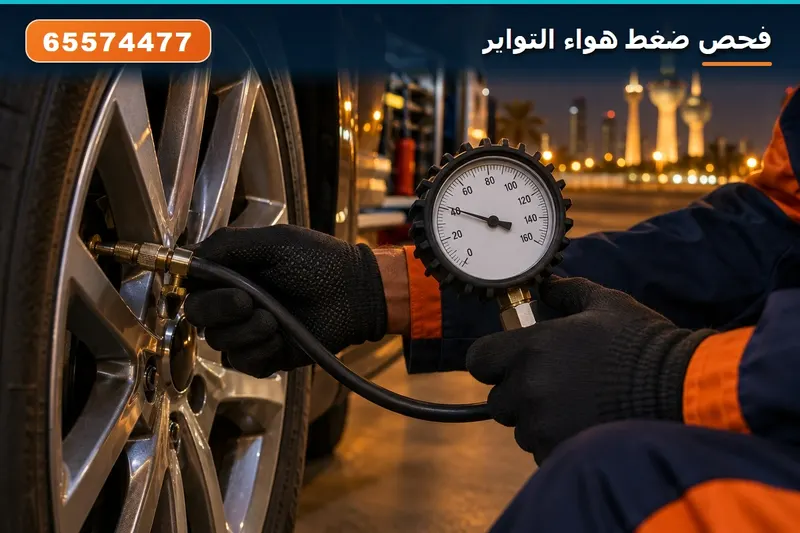 فحص ضغط هوا التواير