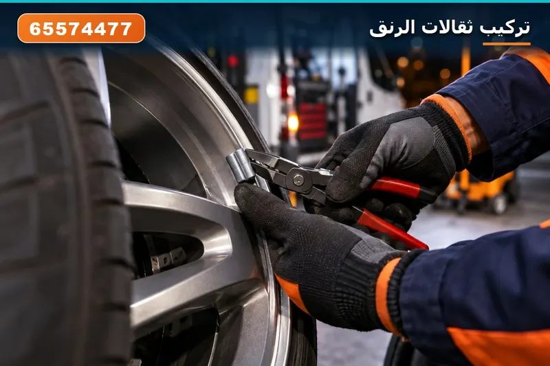 تركيب ثقالات الرنق